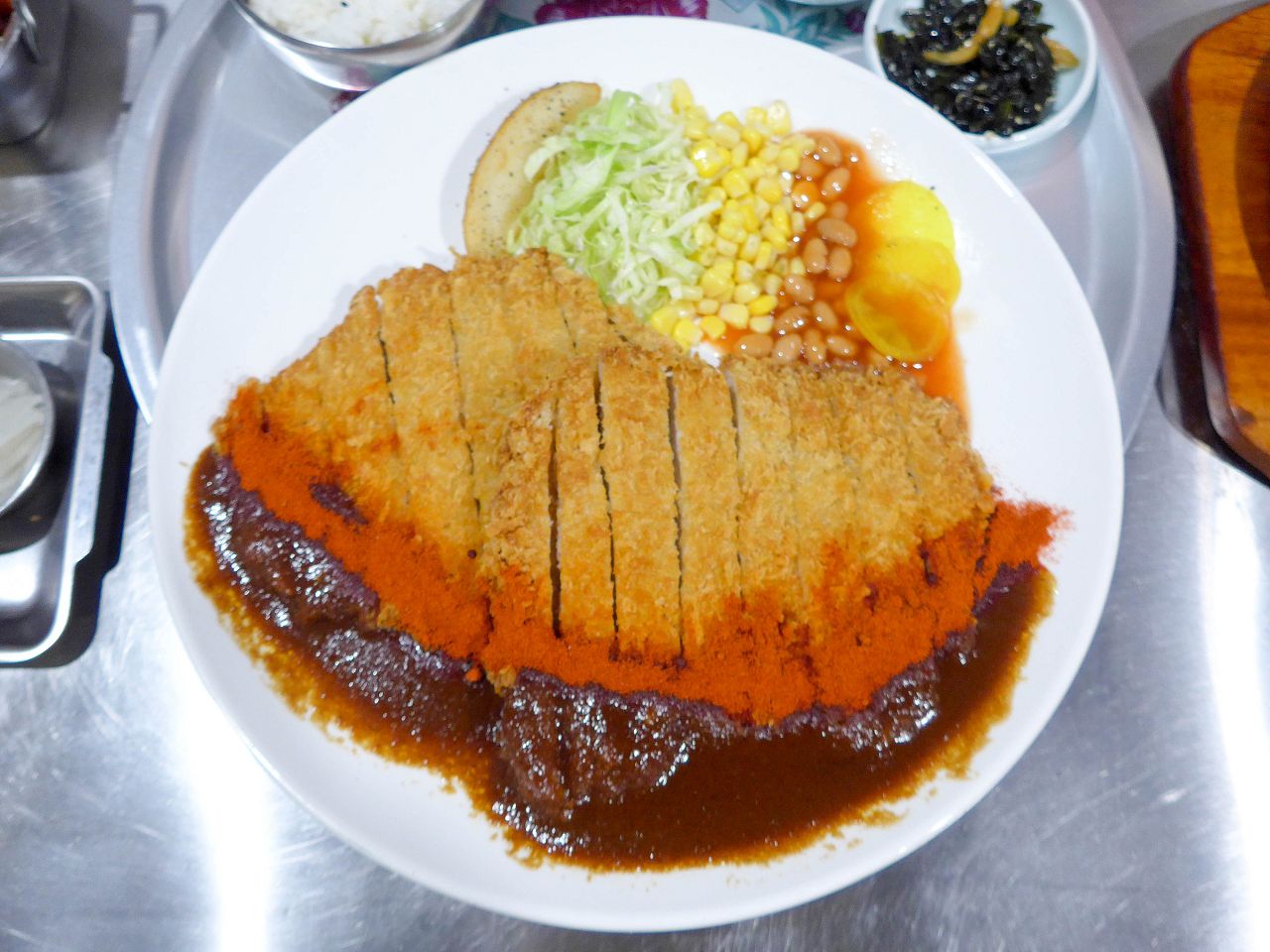 [食記][台北市] 南山炸豬排 남산돈까스 士林文林店 — 口味獨特的韓式炸豬排，多道韓式經典美食聚餐餐廳好選擇。